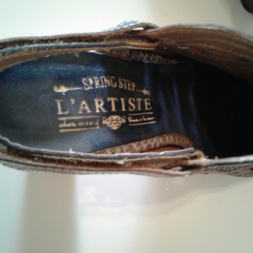 🌺PRICE DROP🌺 NEW L' Artiste Spring Step Wedge Mules/Sandals - Picture 3 of 10